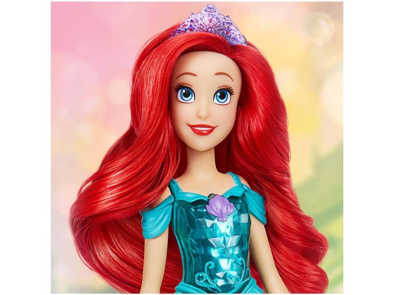 Boneca Disney Princess Brilho Real - Princesa Ariel Hasbro Imagem de Boneca Disney Princess Brilho Real - Princesa Ariel Hasbro
