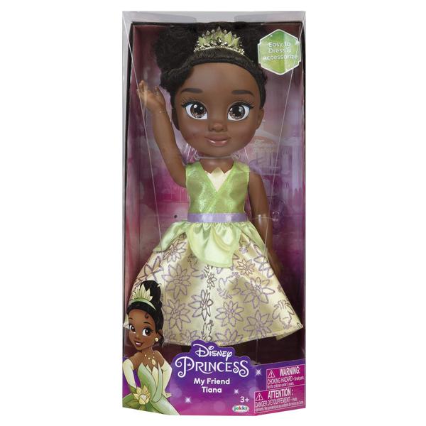 Imagem de Boneca Disney Princess My Friend Tiana 35,5 cm com roupa e tiara