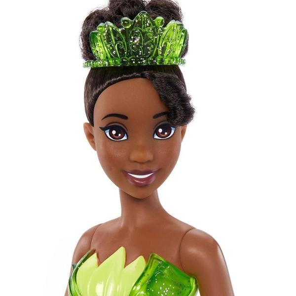 Boneca Disney Princess Tiana Saia Cintilante - Mattel Imagem de Boneca Disney Princess Tiana Saia Cintilante - Mattel