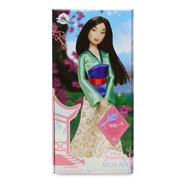 Imagem de Boneca Disney Store Princess Mulan 28 cm com pincel totalmente posável