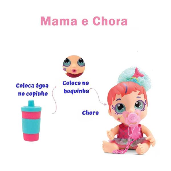 Imagem de Boneca Diver Surpresa Baby Divertoys Ref.8235 Laranja