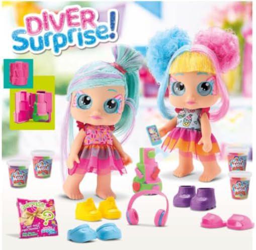 Imagem de Boneca Diver Surprise Aniversário Com Massinha - Divertoys