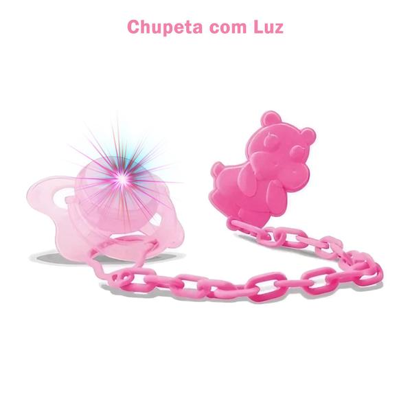 Imagem de Boneca Diver Surprise Baby Mama e Chora e Chupeta Com Luz