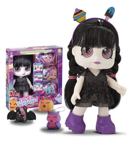 Imagem de Boneca Diver Surprise Monster Wandinha Assombrosa Lançamento - Assombrosa