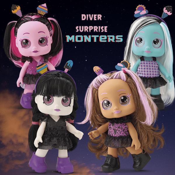 Imagem de Boneca Diver Surprise Monster Zumbi Azul - Zumbelina - Divertoys