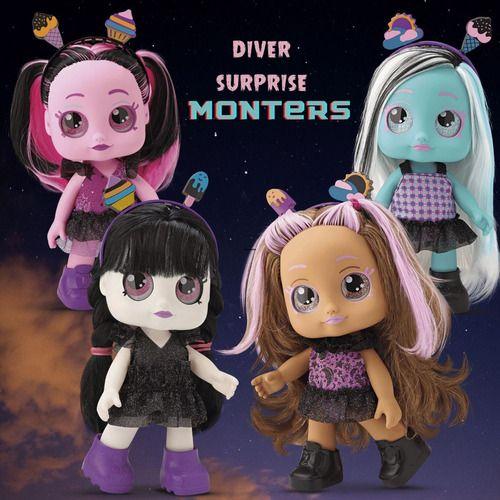 Boneca Diver Surprise Monsters Vamp Vampiresca Lançamento