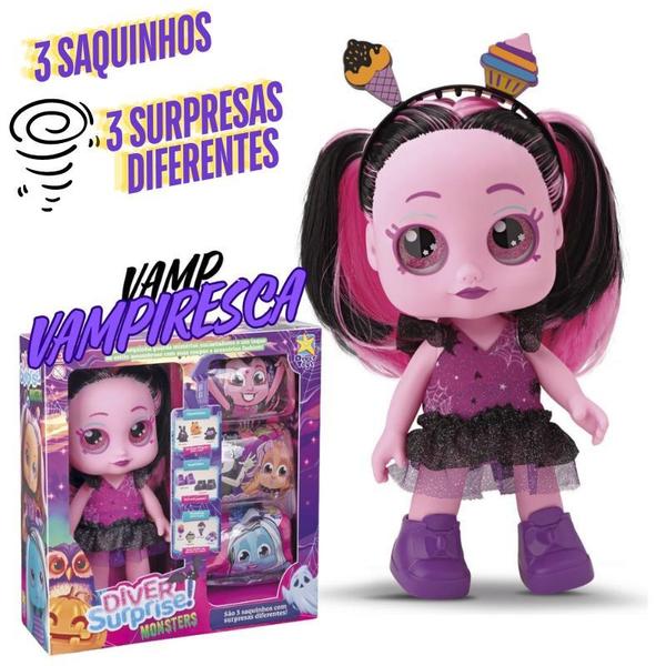 Imagem de Boneca Diver Surprise Monsters Vamp Vampiresca Lançamento !