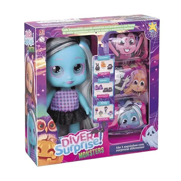 Imagem de Boneca Diver Surprise Monsters Zumbelina - Divertoys