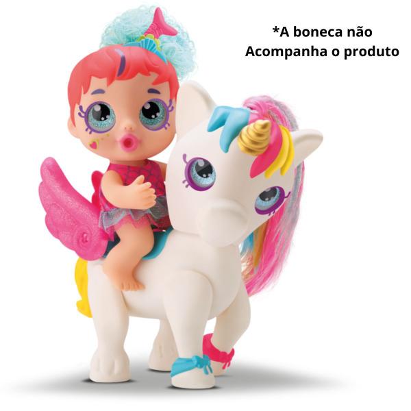 Imagem de Boneca Diver Unicórnio Colorido Com Asas - Divertoys