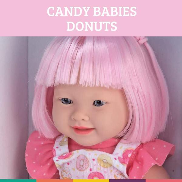 Imagem de Boneca Donuts Candy Babies Fashion Colorida Bambola