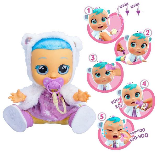 Imagem de Boneca Dressy Kristal Multikids Com Kit Médico Cry Babies - Multikids