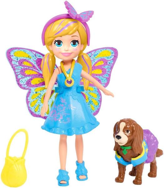 Imagem de Boneca E Acessórios Polly Pocket Cachorrinho + Fantasias