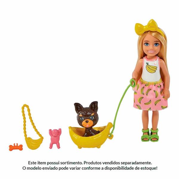 Imagem de Boneca e Figura - Barbie Chelsea com Pets - Sortida - Mattel