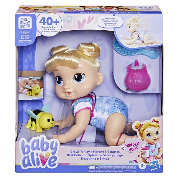 Imagem de Boneca eletrônica rastejante Baby Alive Harper Hugs