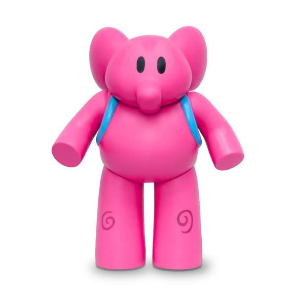 Imagem de Boneca Elly Elefante Turma Do Pocoyo Grande 28cm Articulado - Cardoso Toys