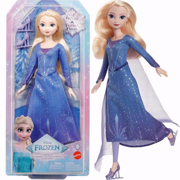 Imagem de Boneca Elsa 30Cm Frozen Patinação no Gelo 4+ Mattel