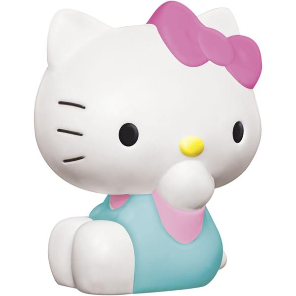 Imagem de Boneca Em Vinil Macio Personagem Hello Kitty Para Maquiar e Customizar Com Tatuagem - Samba Toys