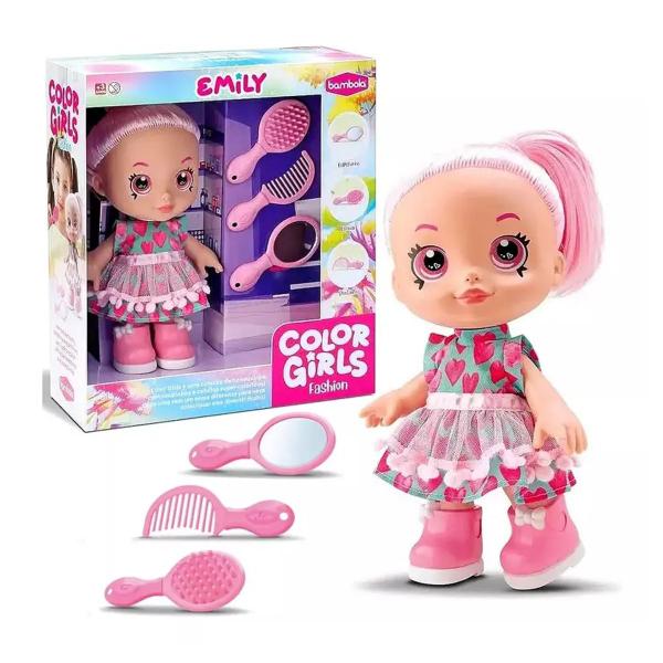 Imagem de Boneca Emily +3 Anos Com Acessórios Colors Girls Fashion Bambola