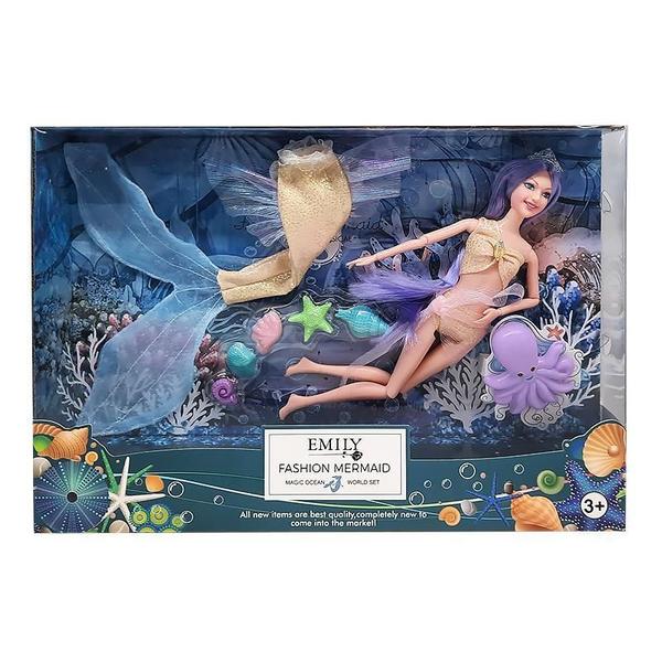 Imagem de Boneca Emily Sereia Fashion Mermaid Polvo Qj137B - Dorémi