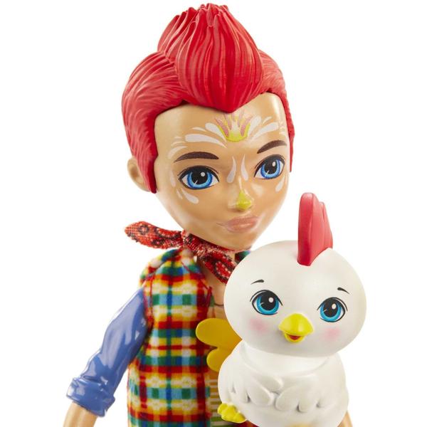 Imagem de Boneca Enchantimals Redward Rooster & Cluck - 6 polegadas com Roupas - Presente para Crianças (3-8 anos)