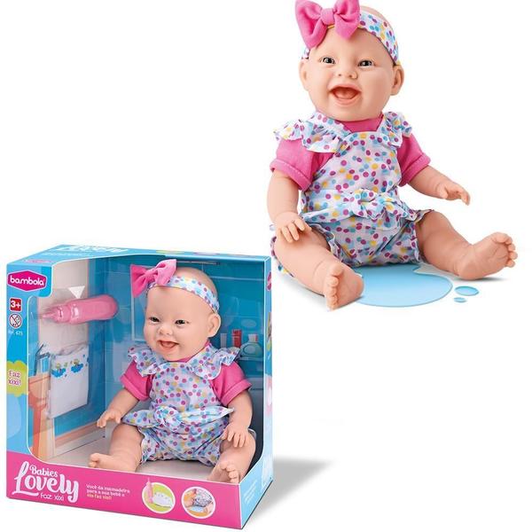 Imagem de Boneca Estilo Reborn Lovely Babies Faz Xixi - Bambola - 769