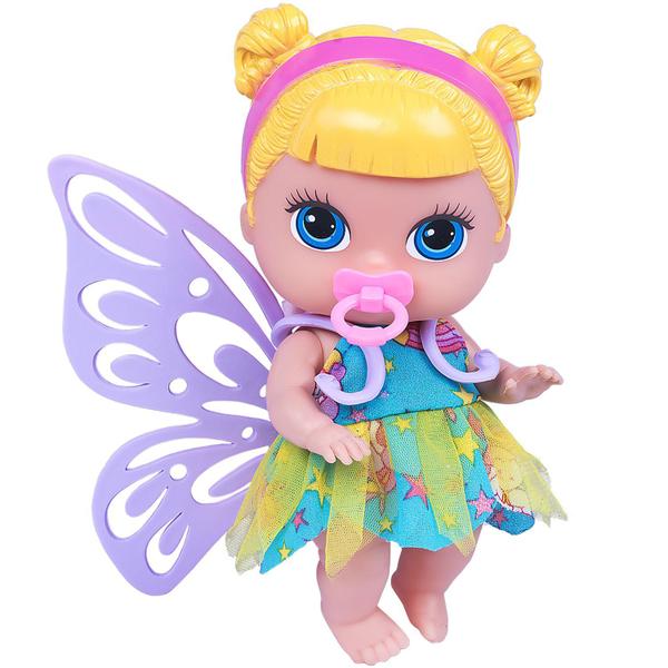 Imagem de Boneca Fada Fadinha Menina Babys Collection - Super Toys