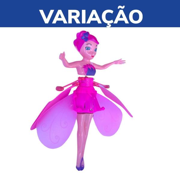 Imagem de Boneca Fada Que Voa D Controle Remoto Brinquedo Recarregável