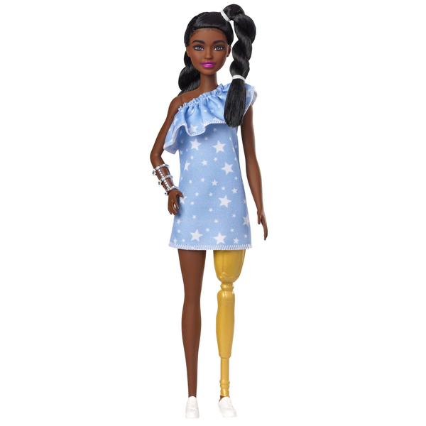 Imagem de Boneca fashion Barbie Fashionistas 146 com 2 tranças torcidas