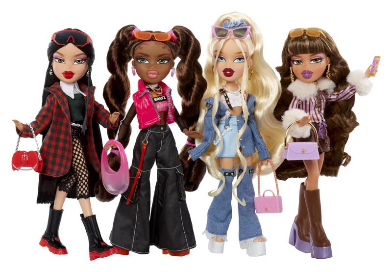 Imagem de Boneca fashion Bratz Alwayz Sasha com 10 acessórios e pôster