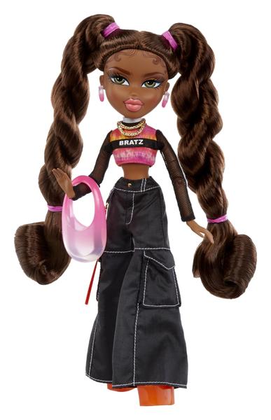 Imagem de Boneca fashion Bratz Alwayz Sasha com 10 acessórios e pôster