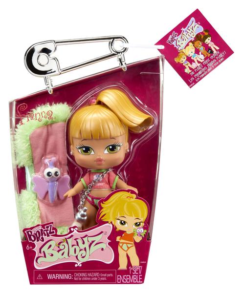 Imagem de Boneca fashion Bratz Babyz Fianna com moda real e animal de estimação