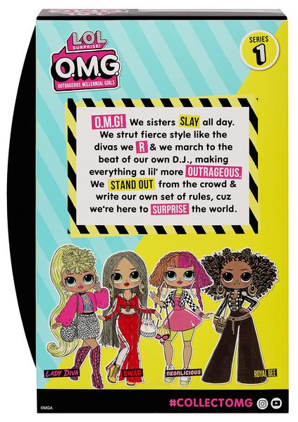 Imagem de Boneca Fashion da Realeza das LOL Surpresa OMG - Ideal para Presentear Crianças a Partir de 4 Anos