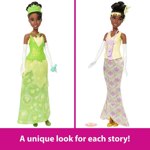 Imagem de Boneca Fashion Mattel Disney Princess Tiana com 9 acessórios