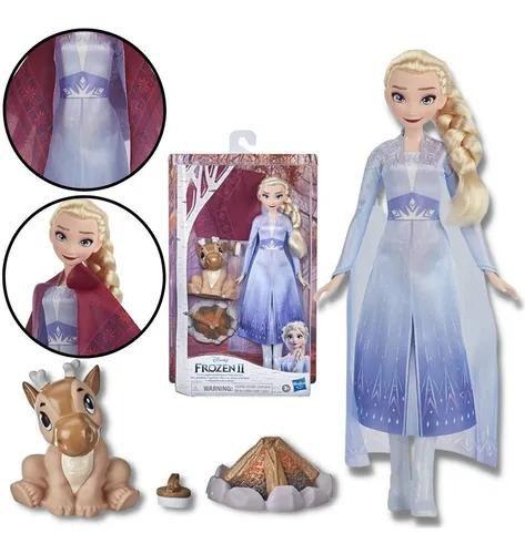 Imagem de Boneca Frozen 2 Elsa Acampamento com Amigos Disney - Hasbro