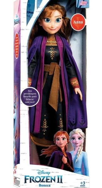 Imagem de Boneca Frozen  Anna Disney 55cm Gigante Original Novabrink