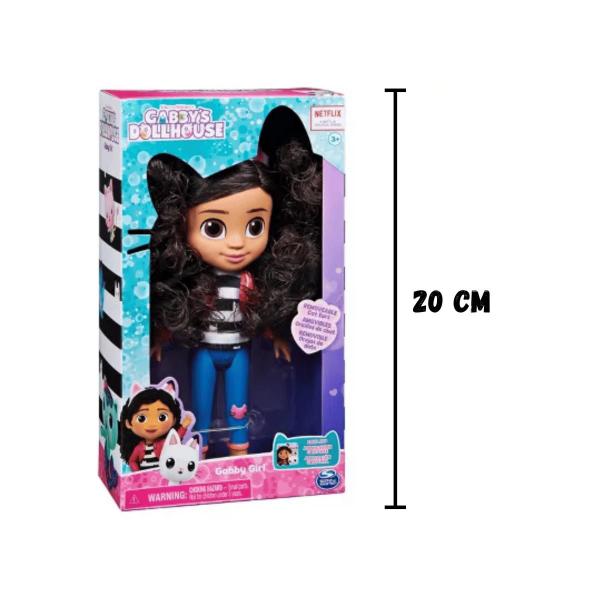 Imagem de Boneca Gabby com Tiara de Gato 20cm Gabby's Dollhouse Sunny