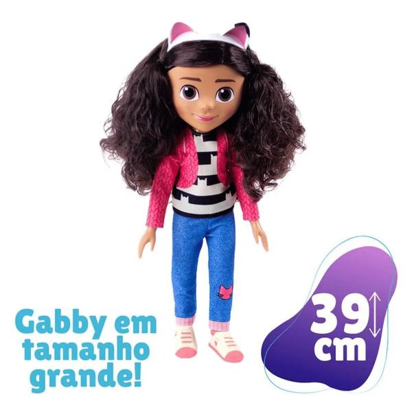 Imagem de Boneca Gabby Dollhouse com Acessório 39cm Vinil Estrela