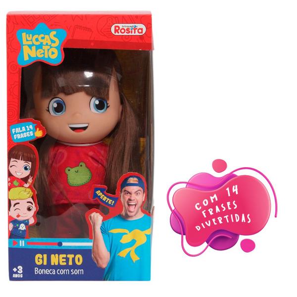 Boneca Gi Neto Aventureira 14 Frases Articulada 1073 Rosita Imagem de Boneca Gi Neto Aventureira 14 Frases Articulada 1073 Rosita