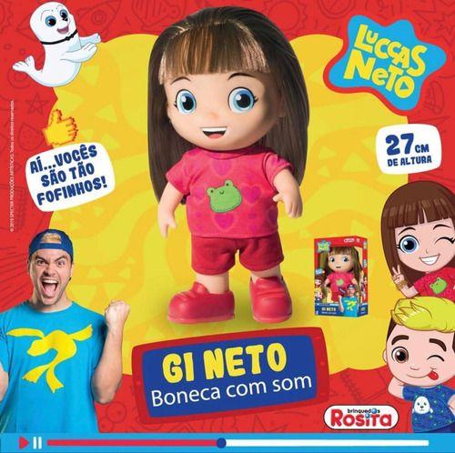 Imagem de Boneca Gi Neto que Fala 14 frases 27cm - Rosita