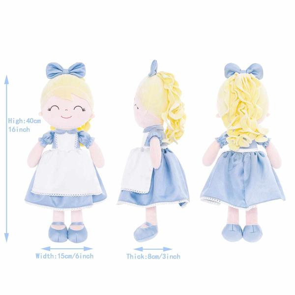 Boneca Gloveleya Princesa Alice 40 Cm + Sacola By Metoo - Original - Gloveleya Dolls Imagem de Boneca Gloveleya Princesa Alice 40 Cm + Sacola By Metoo - Original
