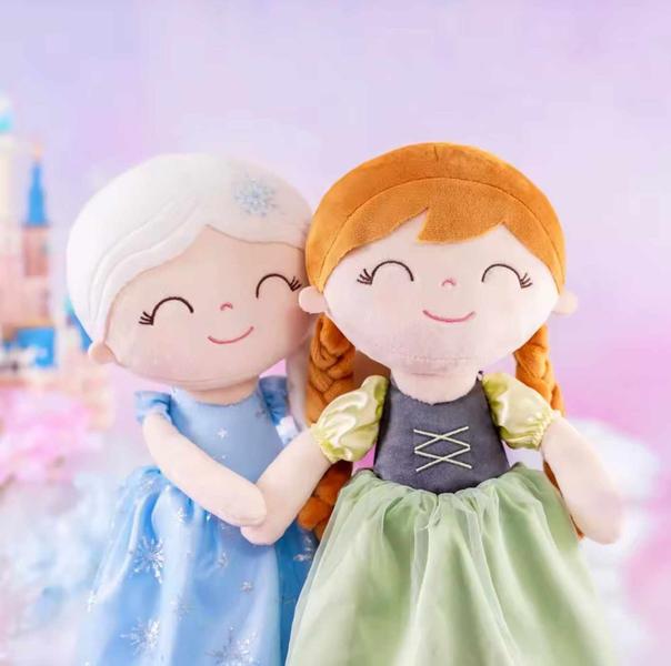 Imagem de Boneca Gloveleya Princesa Elsa 40 Cm + Sacola By Metoo - Original