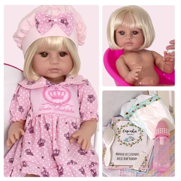 Imagem de Boneca Grande Bebe Reborn Princesa Barata Barbie Preço Bom