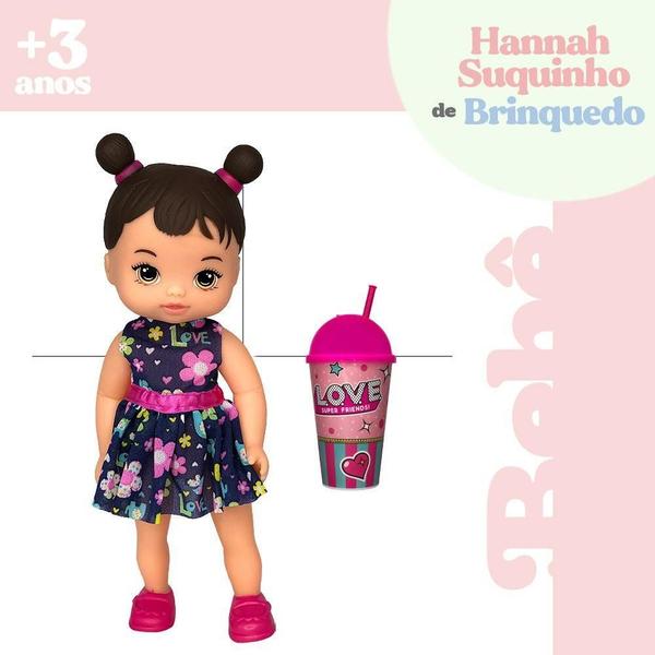 Imagem de Boneca Hannah Suquinho Com Copo