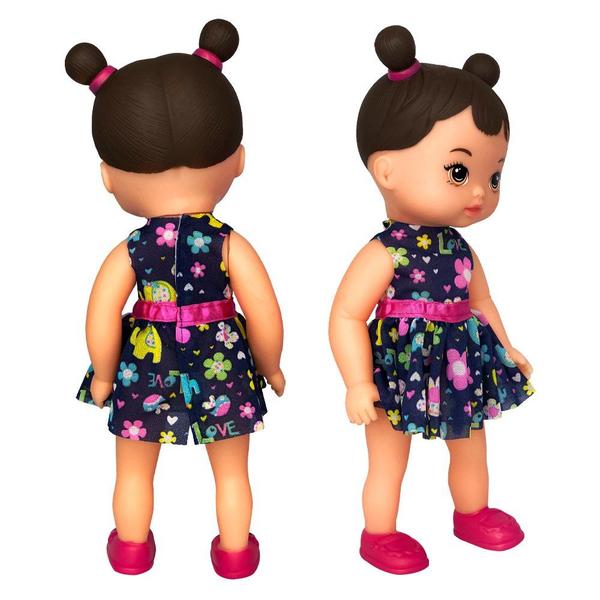 Imagem de Boneca Hannah Suquinho Com Copo brinquedo diversão para crianças infantil meninas