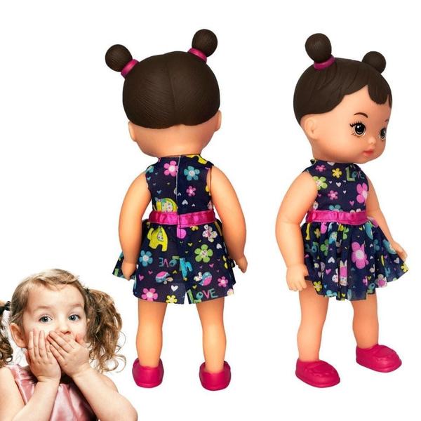 Imagem de Boneca Hannah Suquinho Com Copo Brinquedo Presente Menina