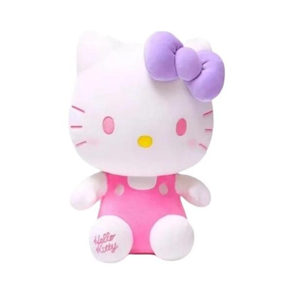 Imagem de Boneca Hello Kitty de Pelúcia 22cm - Brinquedo Kawaii Sanrio para Meninas