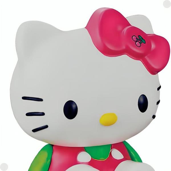 Imagem de Boneca Hello Kitty Frutinha Vinil 12cm 3551 Líder Brinquedos