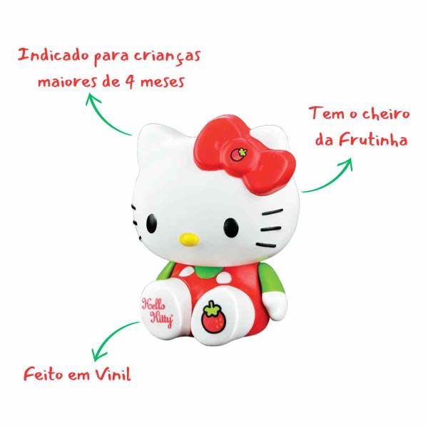 Imagem de Boneca Hello Kitty Frutinhas Original  Líder Brinquedos  Em Vinil Atóxico 12cm Com Cheirinho