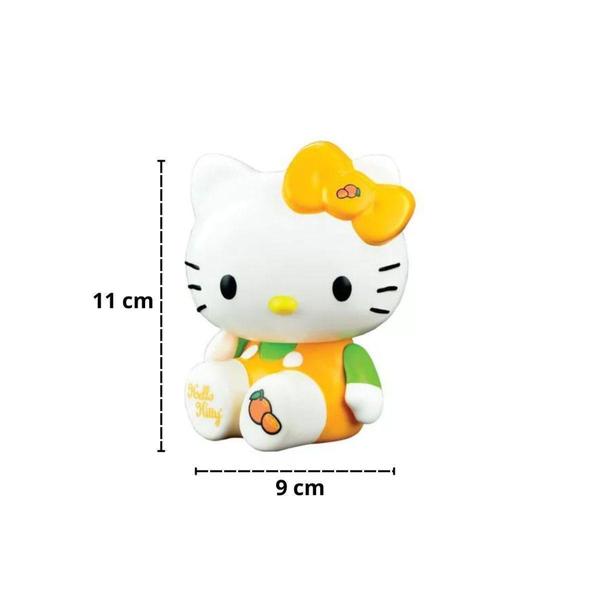 Imagem de Boneca Hello Kitty Laranja Frutinha Com Aroma Em Vinil Lider - Lider Brinquedos