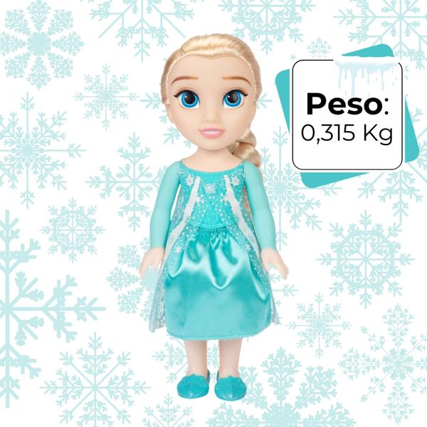 Imagem de Boneca Infantil Articulada Toddler Frozen Elsa 38cm Multikids - BR2210